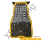 A replacement keypad module for a Trimble TSC7 controller featuring a yellow border, a grey numeric section, and a black QWERTY keyboard section.