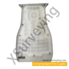 A translucent silicone keypad component for a Trimble TSC7 controller, featuring a grid of button impressions and mounting holes.